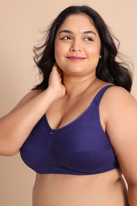Zivame True Curv Double Layered Non Wired Full Coverage Super Support Bra - Blue Ribbon — thumbnail 5